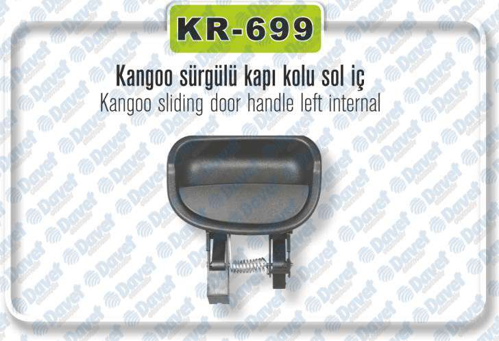Renault Kangoo Sürgülü Sol Orta Kapı İç Açma Kolu
