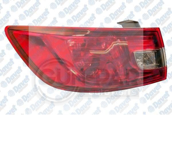 Renault Clio 4 Dış Sol Stop Lambası 11.2012 ve Üstü