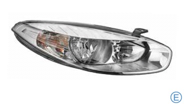 Renault Fluence Motorlu Ön Sağ Far Lambası 2010 2013