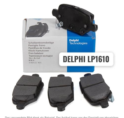DİSK BALATA ÖN LP1610 KANGO 1.5 DCI PEUGEOT P206 (GDB1361)