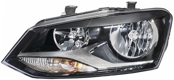 Volkswagen VW Polo Ön Sol Far Lambası 2009 2013
