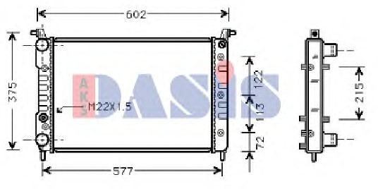 RADYATÖR 0126221AB PALIO 1.4 KLİMALI 1 SIRA AB SİSTEM