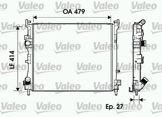 RADYATÖR 0528351AB CLIO-II THALIA 1.5 DCI KLİMALI (732960)