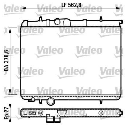 RADYATÖR 2034011AB P206 2.0 16V AC’Lİ MEKANİK