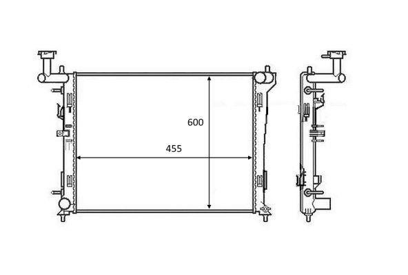 RADYATÖR 345930 CEED SW PRO 1.4 1.6 2.0 (07 12) (BRAZING)