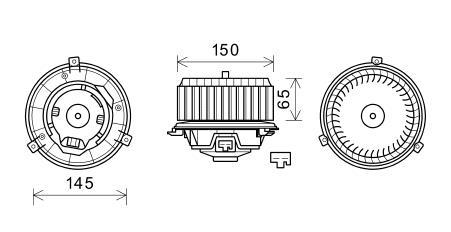 KALORİFER MOTORU 346920 MOKKA