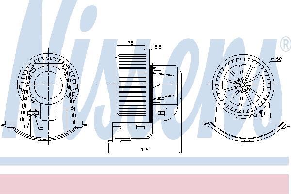 KALORİFER MOTORU 346945 TRANSPORTER T5