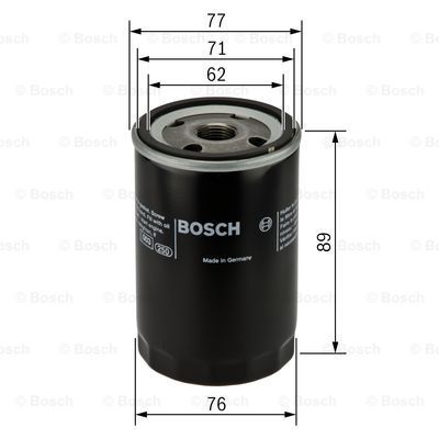 BOSCH Opel Antara ( 2.4 4x4 LPG L07 ) Motor Yağ Filtresi 06-2011