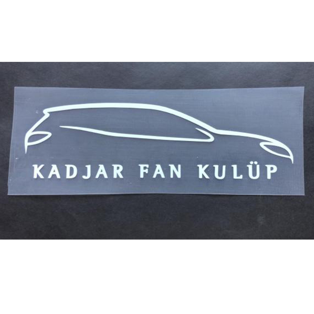Renault Kadjar Fun Kulüp Sticker Cam İçinden Yapıştırmalı