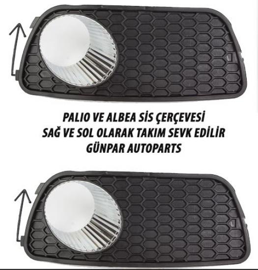 Fiat Palio Albea Ön Sis Far Kapağı Sisli Tip Yuvalı Sağ Sol TK