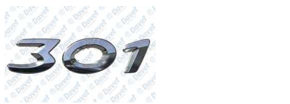 Peugeot P301 Arka Bağaj Kapak Yazısı 2012 Ve Üstü