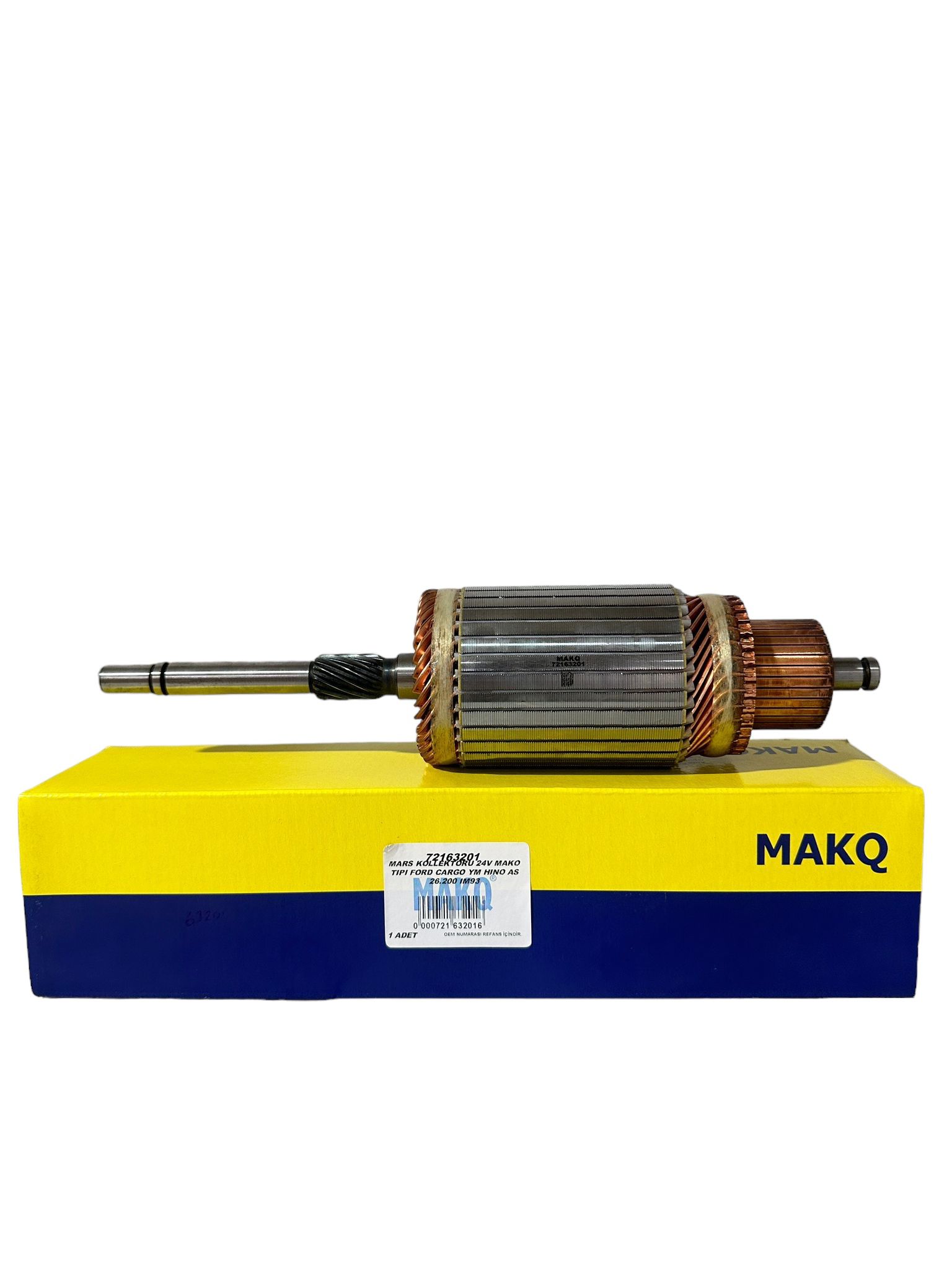 72163201 MARŞ KOLLEKTORU 24V MAKO TIPI FORD CARGO YM HINO AS 26.200