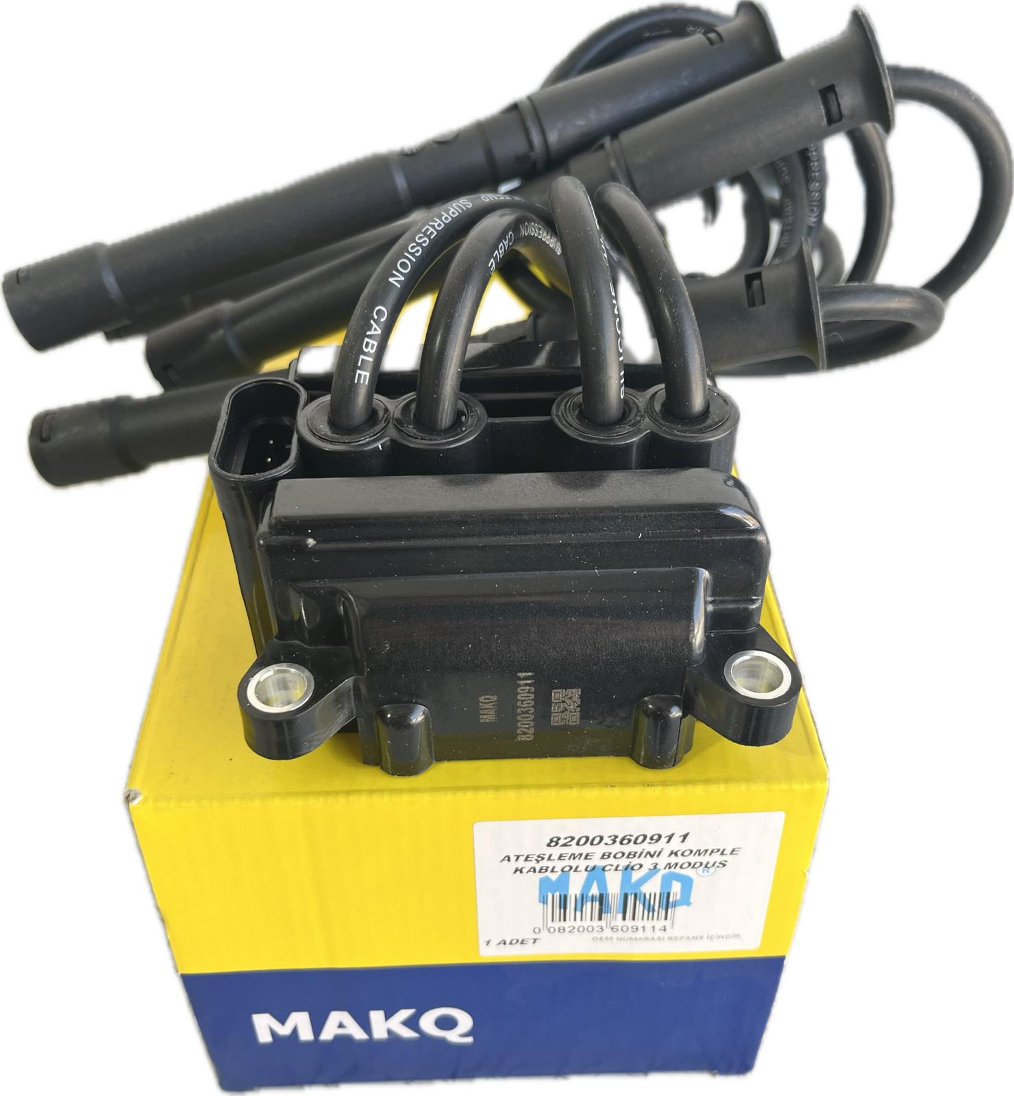 ATEŞLEME BOBİNİ KOMPLE KABLOLU 8200360911 CLİO III MODUS