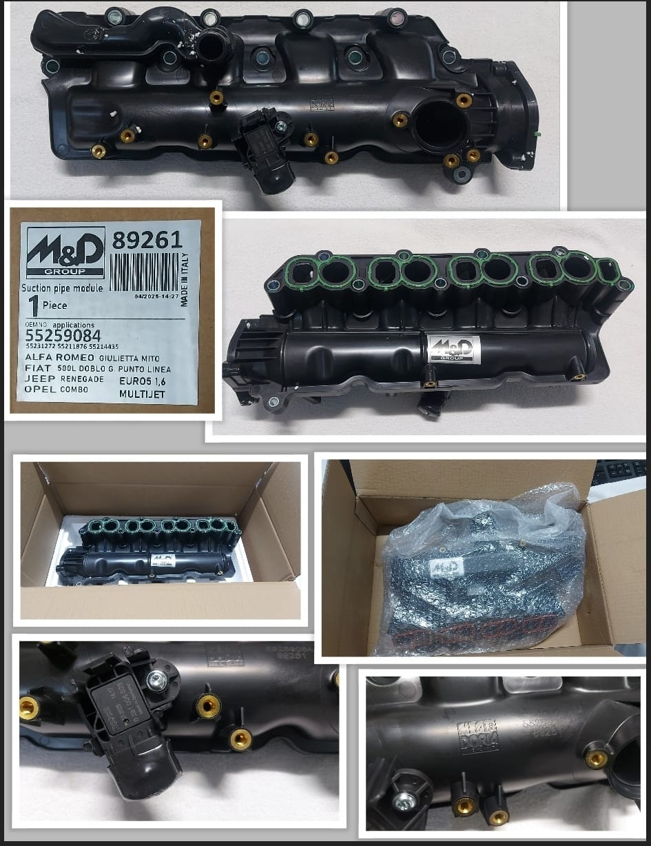 EMME MANİFOLDU 55259084 DOBLO LINEA 500L 1.6MJET EURO6 INSIGNIA A2.0DTE