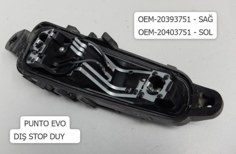 STOP DUYU DIŞ SOL 20403751 PUNTO EVO