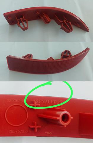 TAMPON REFLEKTÖRÜ ARKA SOL 265757838R KANGO 2024