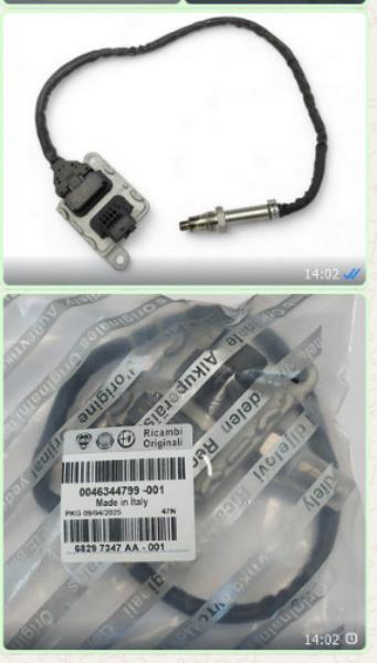 46344799 NOX OKSİJEN SENSÖRÜ EGEA 1.3JTD DOBLO 1.3JTD