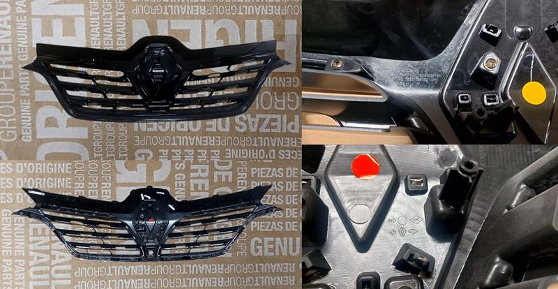 ÖN TAMPON ALT IZGARASI (SİYAH) 623102655R CLIO IV SANDERO