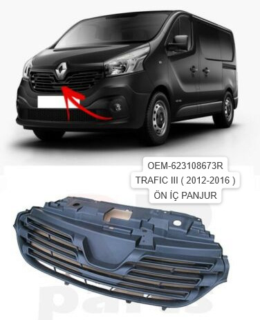 İÇ PANJUR 623108673R TRAFIC III 12-16
