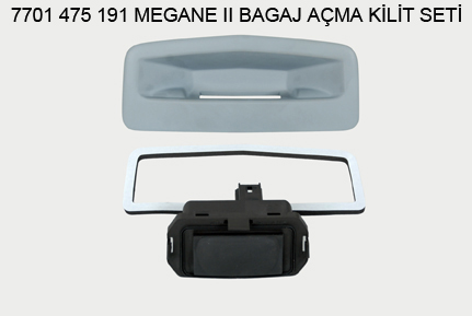 BAGAJ KİLİT SETİ OEM 7701475191 MEGANE-II