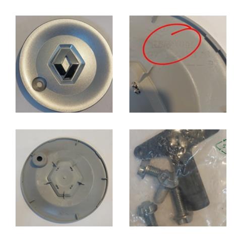 JANT GÖBEK TK. ALİMİNYUM CLIO III MODUS (4 KAPAK + SÖKME ANAHTAR İLE BİRLİKTE)