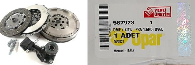 VOLANTLI DEB 4’LÜ SET 587923 P3008 P308 P5008 1.6HDI 07-16