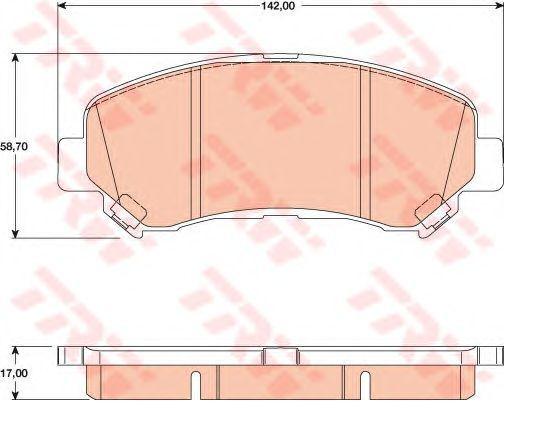 DİSK BALATA ÖN AP3492 QASHQAI 1.5 2.0 DCI (07-) KOLEOS 2.0 DCI (08-)