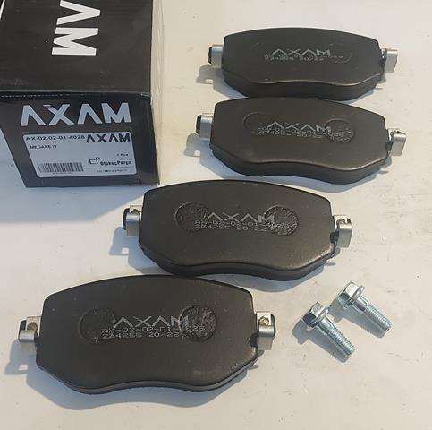 DİSK BALATA ÖN AX-02-02-01-4028 MEGANE-IV 16- 1.2 TCE 1.5 DCI