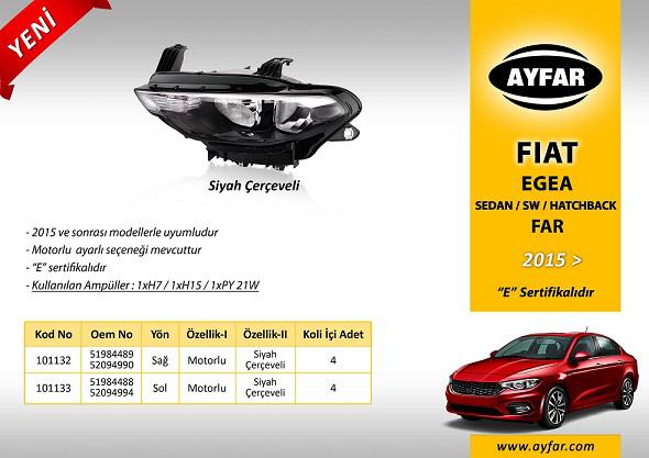 FAR SOL 101133 EGEA 15- MOTORLU SİYAH ÇERÇEVELİ