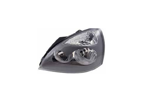 Renault Clio Gri Çerçeveli Motorlu Tip Ön Sağ Far Lambası 2005 2009