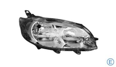 Peugeot P301 Ön Sol Far Lambası Motorsuz DRL Özellikli 2012 2016 Elektrikli Ayar