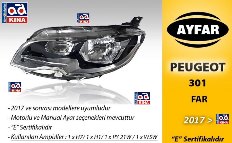 FAR SAĞ 303382 P301 (17-) MOTORLU