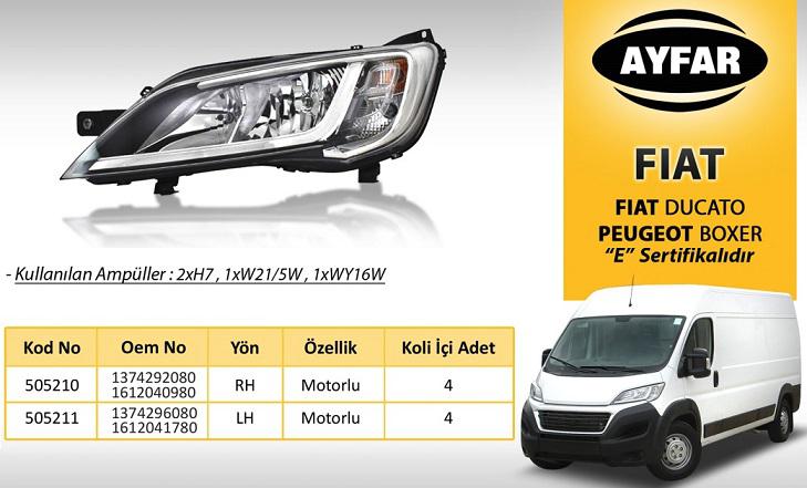 FAR SOL 505211 DUCATO BOXER JUMPER (14-) MOTORLU
