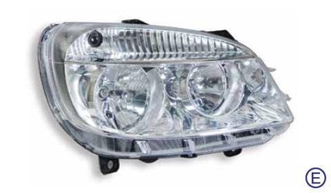 Fiat Doblo Ön Sağ Far Lambası Motorlu 2006 2010