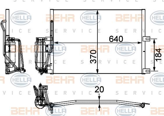 KLİMA RADYATÖRÜ 8FC351036031 VECTRA-B (X20XE) (1850062)