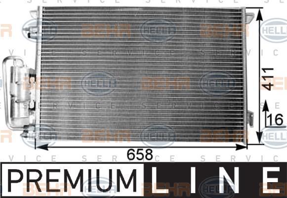 KLİMA RADYATÖRÜ 8FC351300301 VECTRA-C Z16XE 1.8