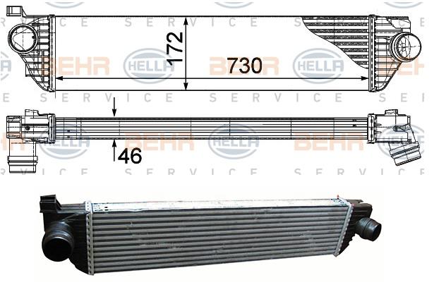 TURBO RADYATÖRÜ BEHR 8ML376787411 MASTER-III 2.3DCI (10-)