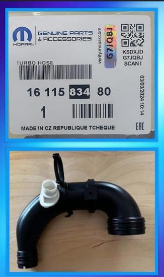 TURBO HORTUMU GİRİŞ 35735 GRANDE PUNTO-PUNTO EVO-YENİ DOBLO-LINEA 1.3 MULTIJET-A