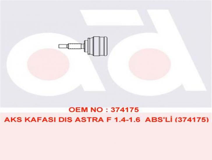 AKS KAFASI DIŞ 302069 ASTRA-F 1.4 1.6 ABSLİ