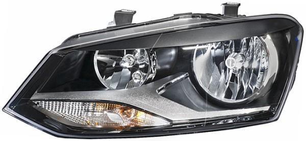 Volkswagen VW Polo Ön Sol Far Lambası 2009 2013