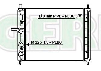 RADYATÖR RA0111280 FİORİNO 1.3 MJET (08-) KLİMASIZ