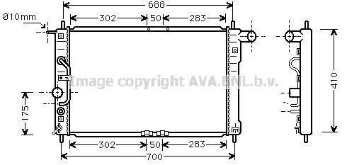 RADYATÖR 342250 LANOS 1.4 1.5 1.6 16V 97- BRAZING AT
