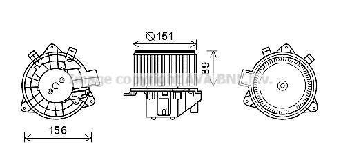 KALORİFER MOTORU 343380 TRANSİT AVRUPA (86-91)