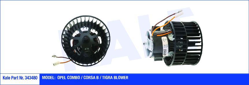 KALORİFER MOTORU 343485 CORSA-C 00- TIGRA 04- (12V) KLIMALI