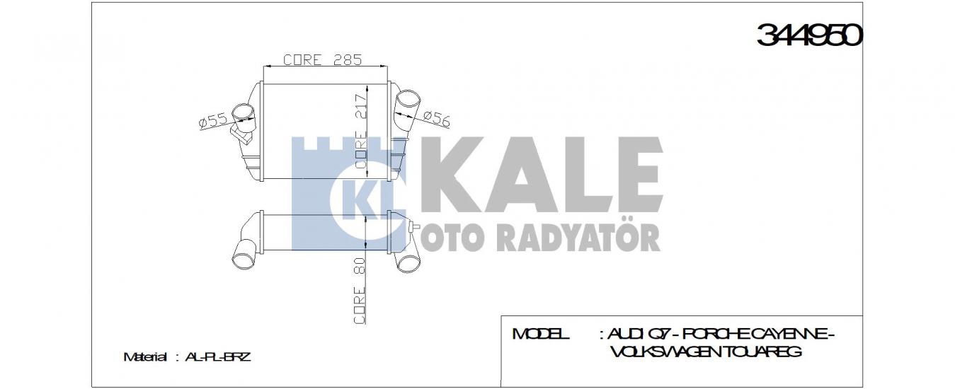 TURBO RADYATÖRÜ 344950 ACCENT BLUE 1.6CRDI 11İ20 1.1CRDI İ30 1.4 1.6CRDI