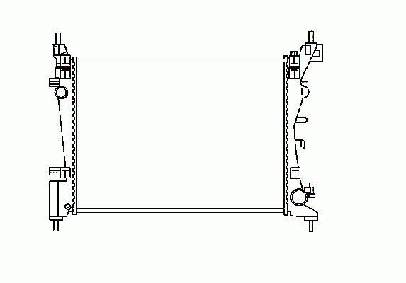 RADYATÖR 345915 GRANDE PUNTO PUNTO EVO 1.2 1.4 (05-) (BRAZING)