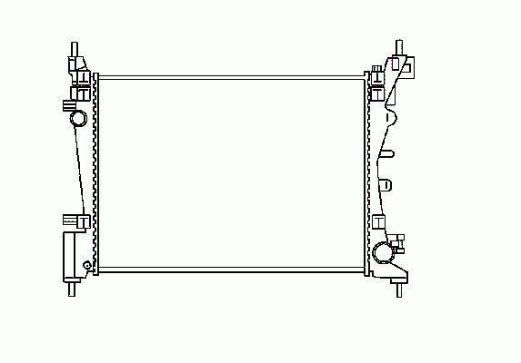 RADYATÖR 345915 GRANDE PUNTO PUNTO EVO 1.2 1.4 (05-) (BRAZING)