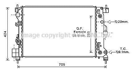 RADYATÖR 346080 AVEO (BRAZING)