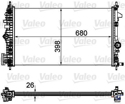 RADYATÖR 346190 MALIBU INSIGNIA 2.0 TDCI SAAB R9 5 BRAZING 08- AT KLIMALI