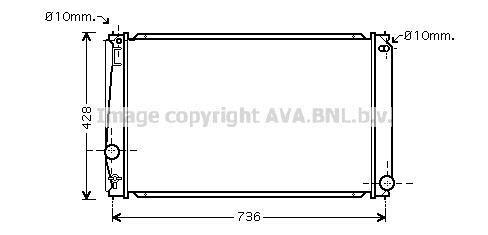 RADYATÖR 346220 RAV4-III RAV4 IV 2.0 06- (BRAZING)
